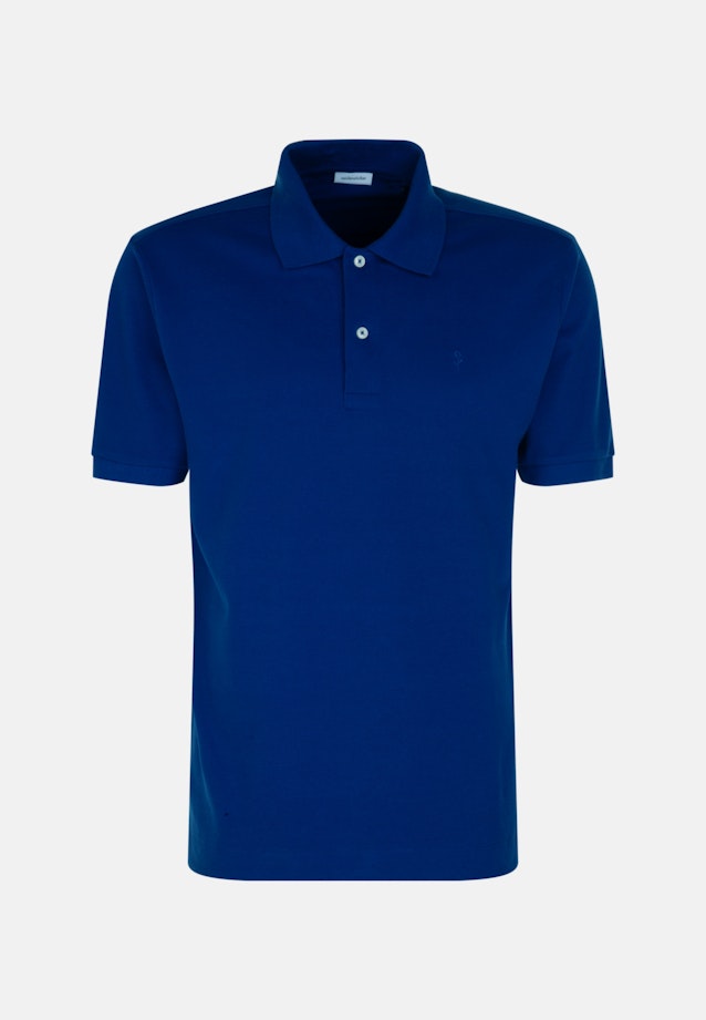 Collar Polo in Medium Blue |  Seidensticker Onlineshop