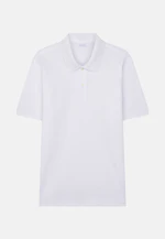 Regular Polo Uni in Blanc |  Seidensticker Onlineshop