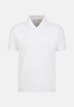 Regular Polo Uni in Blanc |  Seidensticker Onlineshop