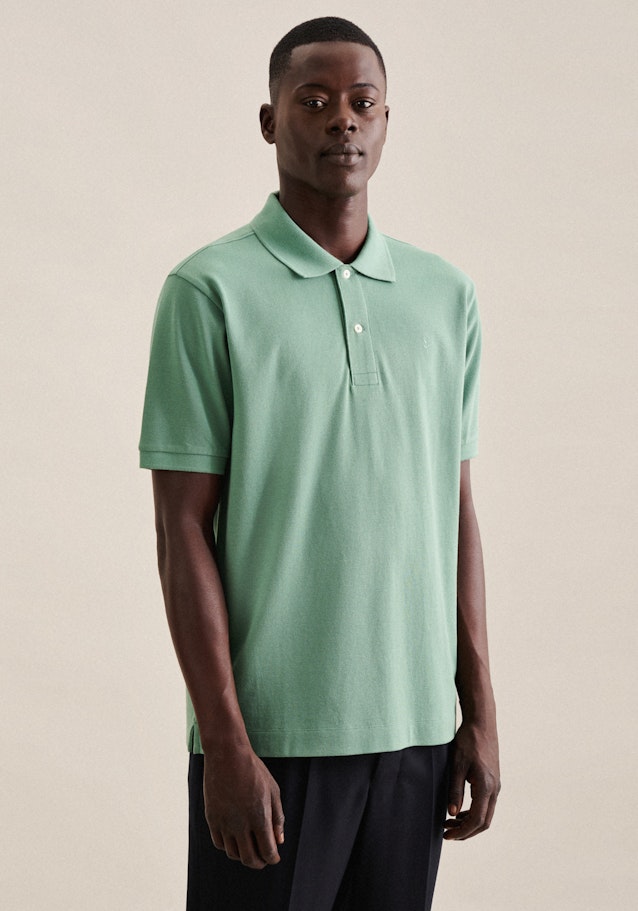 Collar Polo in Green | Seidensticker Onlineshop