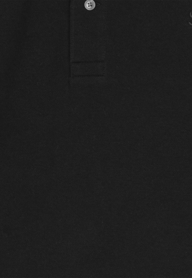 Regular Polo Uni in Black |  Seidensticker Onlineshop
