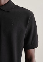 Regular Polo Uni in Black |  Seidensticker Onlineshop