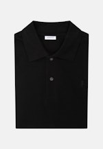 Regular Polo Uni in Black |  Seidensticker Onlineshop