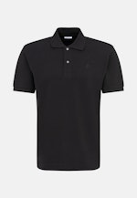 Regular Polo Uni in Black |  Seidensticker Onlineshop