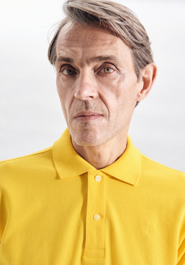Collar Polo-Shirt in Gelb |  Seidensticker Onlineshop