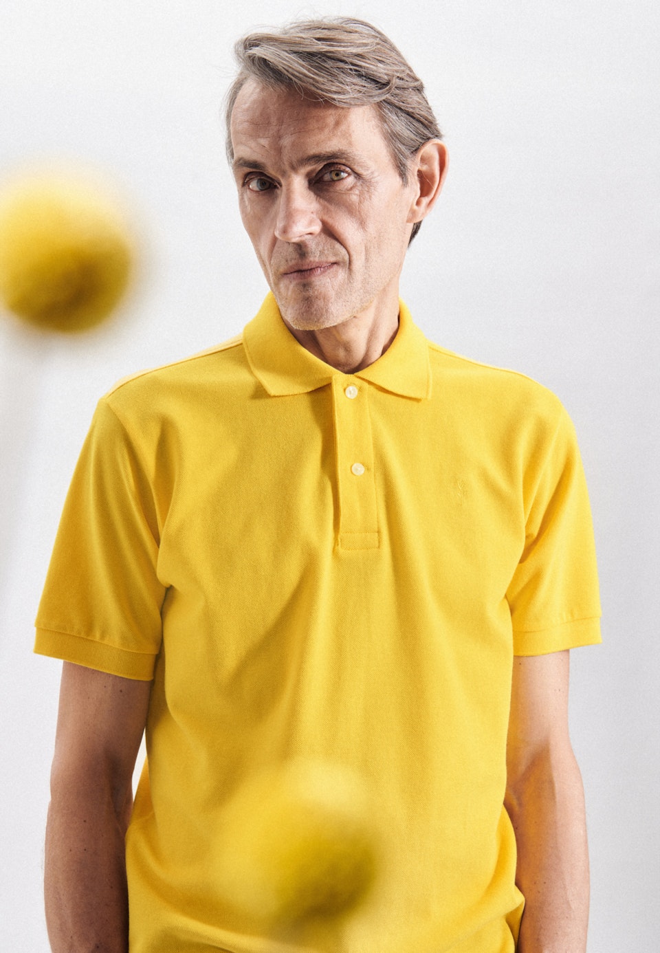 Polo-Shirt Seidensticker Collar Men | gelb