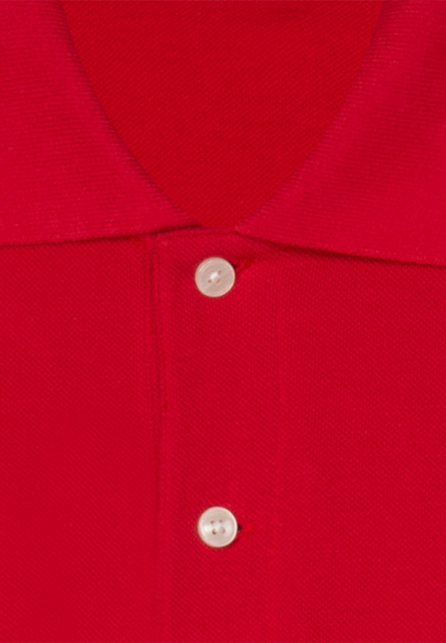Kragen Polo-Shirt Regular in Rot |  Seidensticker Onlineshop
