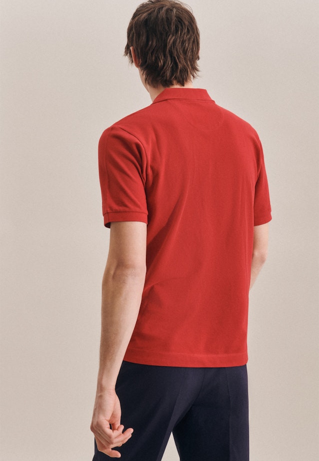 Regular Polo Uni in Rouge |  Seidensticker Onlineshop