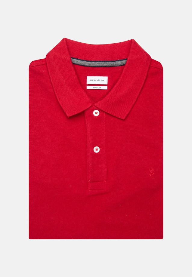 Regular Polo Uni in Rouge |  Seidensticker Onlineshop