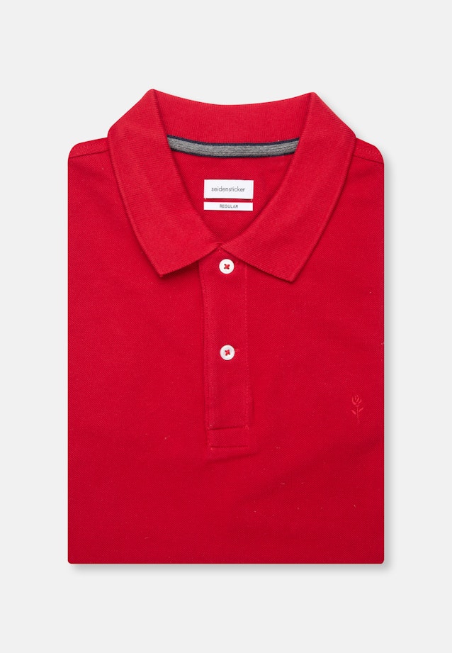 Regular Polo Uni in Rot |  Seidensticker Onlineshop