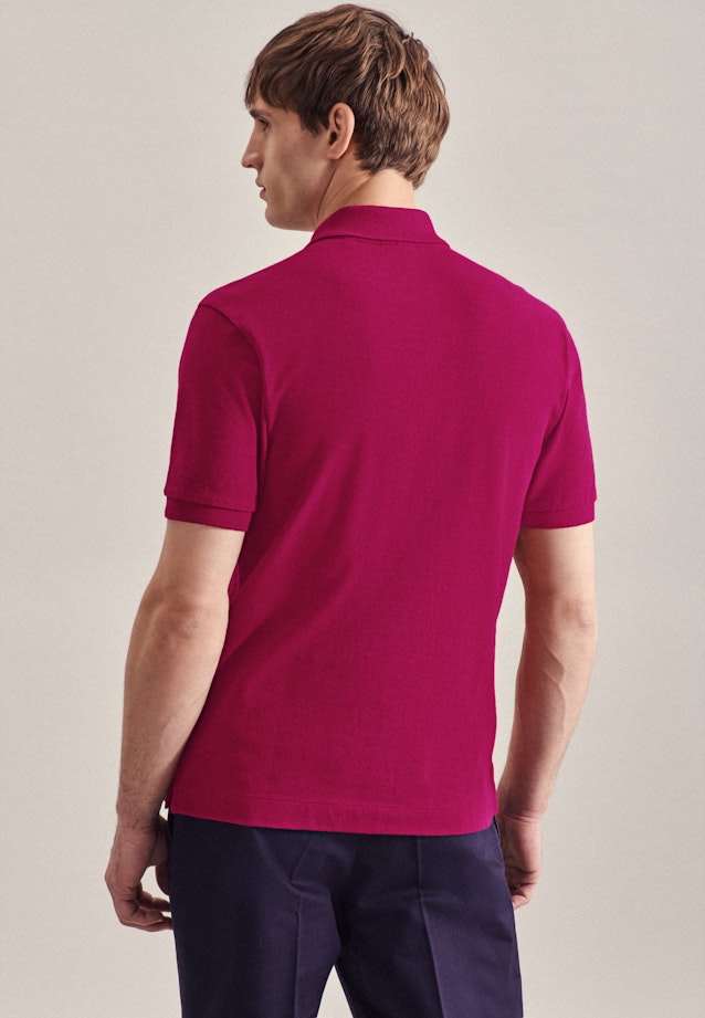 Regular Polo-Shirt, Polo Uni in Pink |  Seidensticker Onlineshop