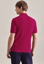 Regular Polo-Shirt, Polo Uni in Pink |  Seidensticker Onlineshop