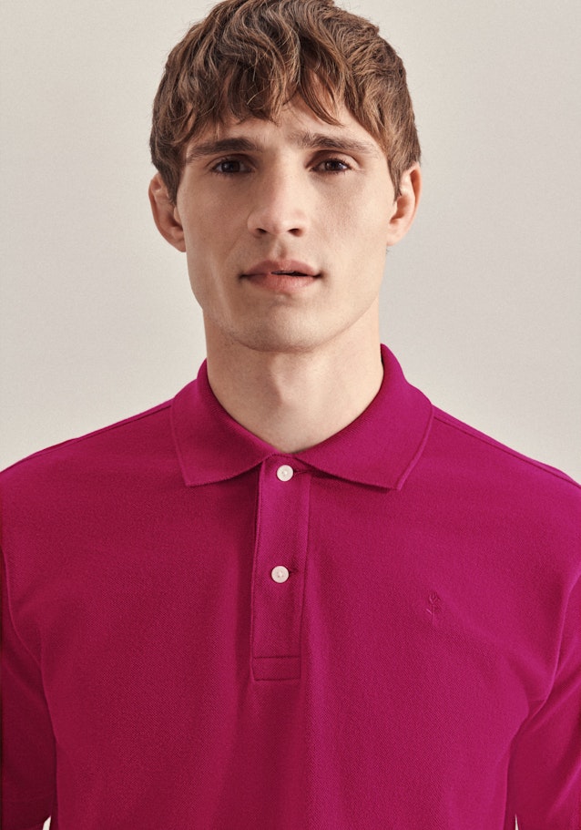 Kraag Polo in Rosa/Pink |  Seidensticker Onlineshop