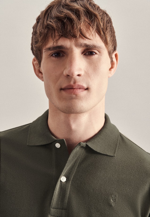 Regular Polo Uni in Grün |  Seidensticker Onlineshop