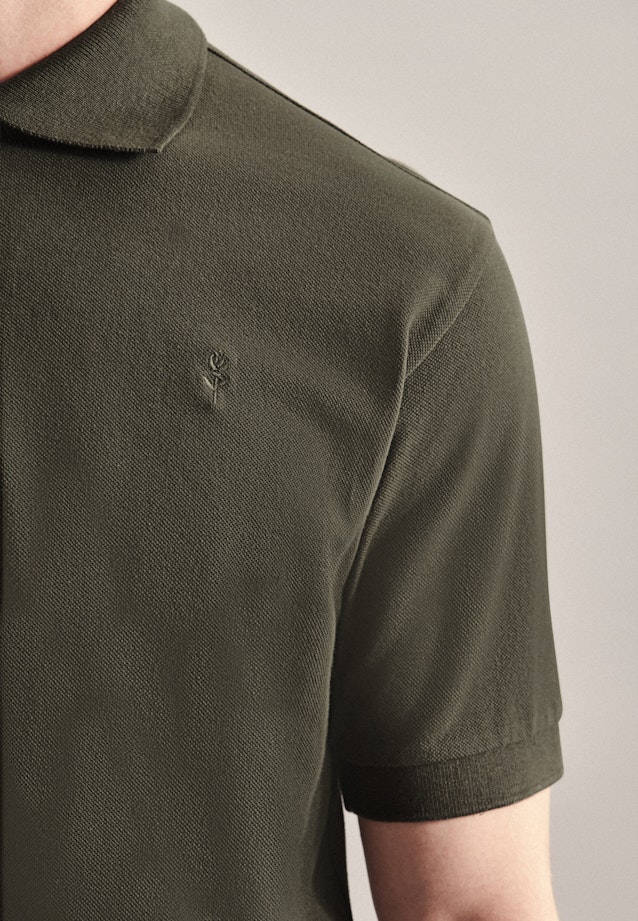 Regular Polo Uni in Grün |  Seidensticker Onlineshop