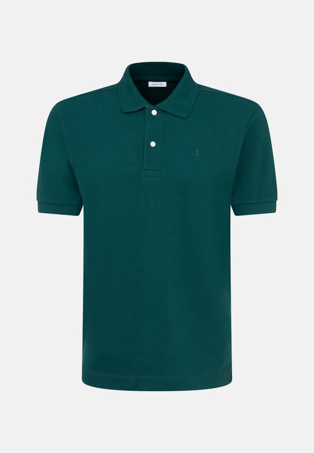 Regular Polo Uni in Green |  Seidensticker Onlineshop
