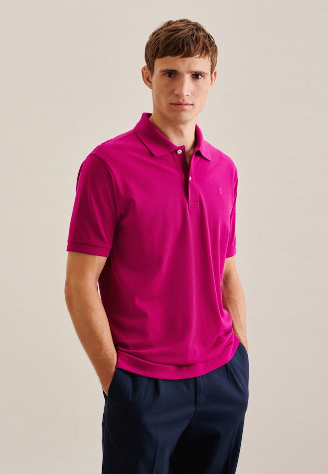 Kragen Polo Regular in Rosa/Pink | Seidensticker Onlineshop