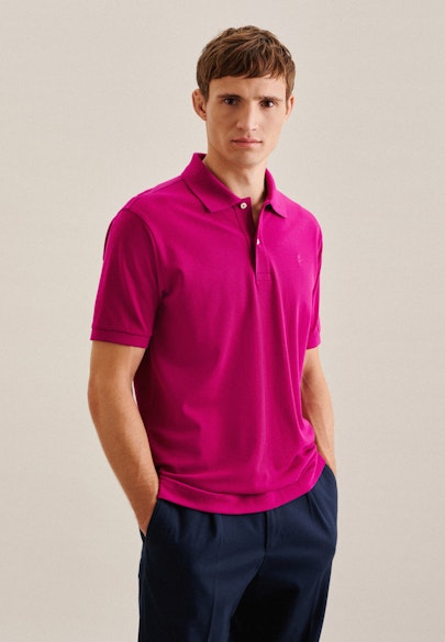 Regular Polo Uni in Pink |  Seidensticker Onlineshop