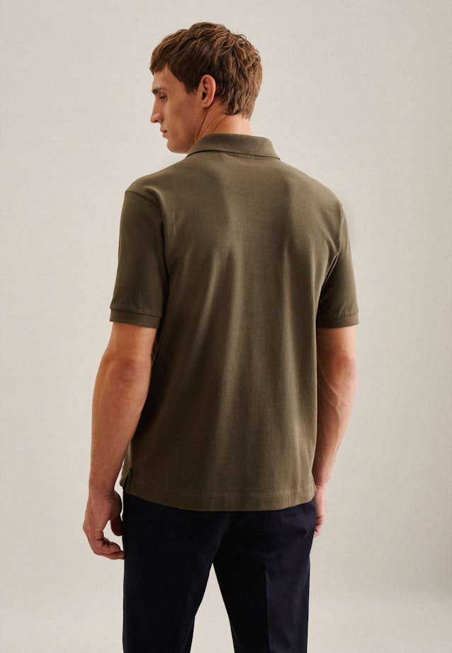 Regular Polo Uni in Grün |  Seidensticker Onlineshop