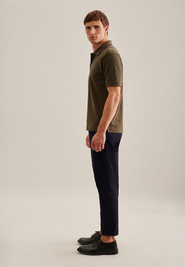 Regular Polo Uni in Grün |  Seidensticker Onlineshop