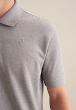 Regular Polo Uni in Gris |  Seidensticker Onlineshop