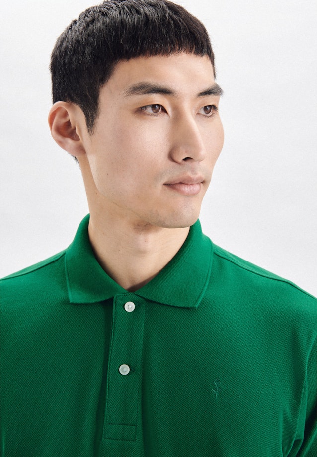 Regular Polo Uni in Grün |  Seidensticker Onlineshop