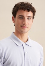 Regular Polo Uni in Bleu Clair |  Seidensticker Onlineshop