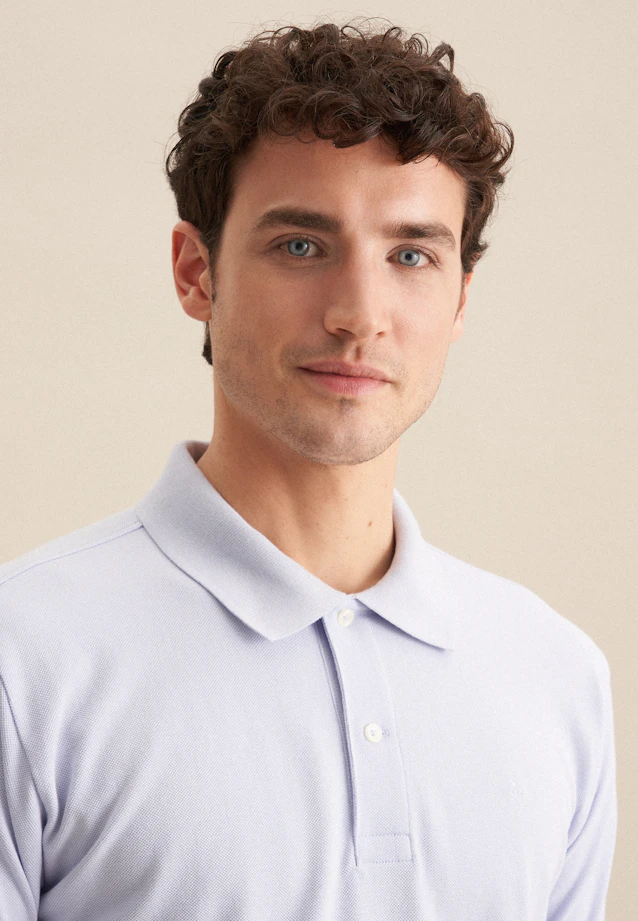 Regular Polo Uni in Hellblau |  Seidensticker Onlineshop