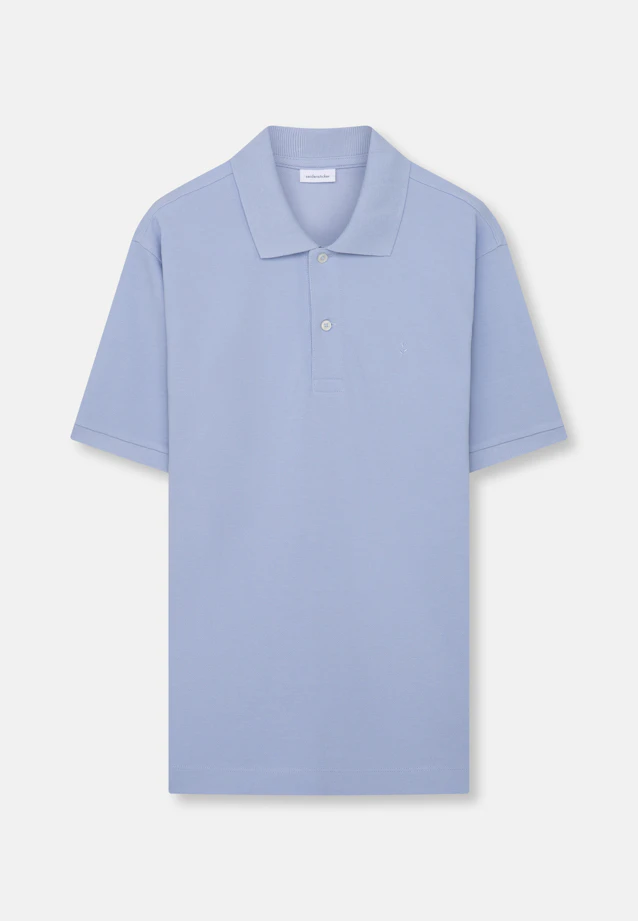 Regular Polo Uni in Light Blue |  Seidensticker Onlineshop