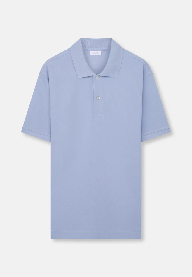 Regular Polo Uni in Hellblau | Seidensticker Onlineshop