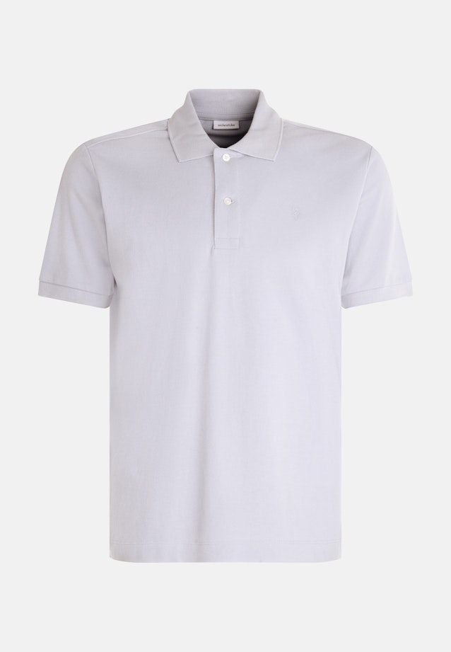 Regular Polo Uni in Bleu Clair |  Seidensticker Onlineshop