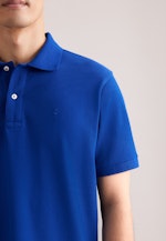 Regular Polo Uni in Bleu Foncé |  Seidensticker Onlineshop