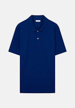 Regular Polo Uni in Bleu Moyen |  Seidensticker Onlineshop