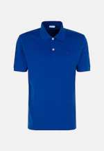 Regular Polo Uni in Bleu Moyen |  Seidensticker Onlineshop