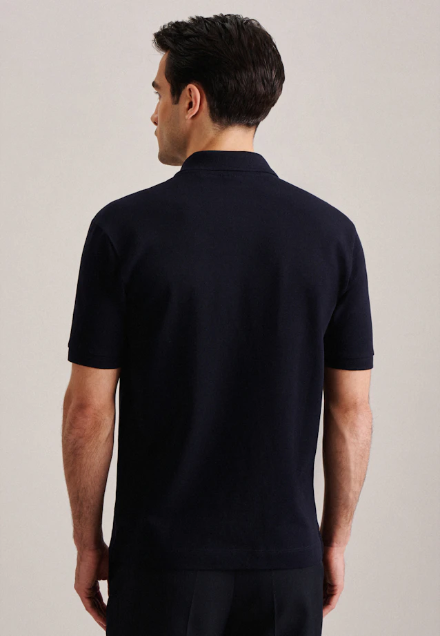 Regular Polo Uni in Dunkelblau |  Seidensticker Onlineshop