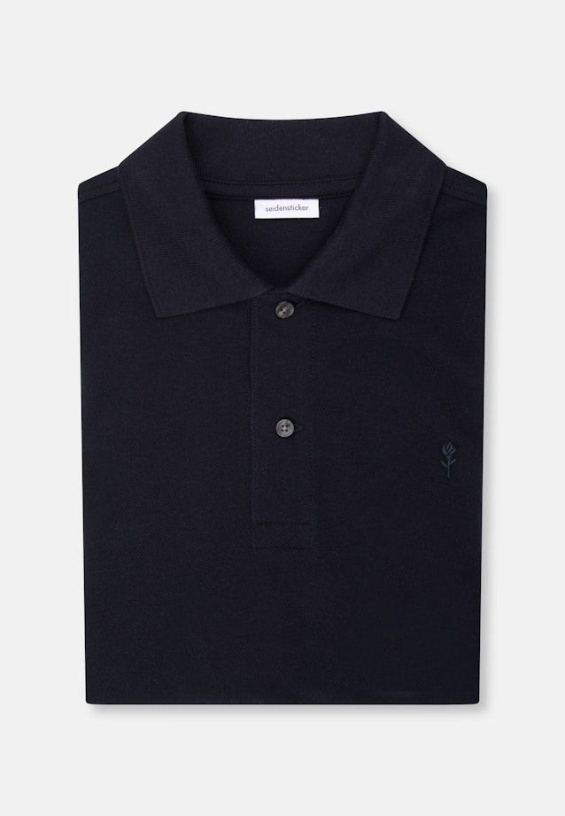 Regular Polo Uni in Dunkelblau |  Seidensticker Onlineshop