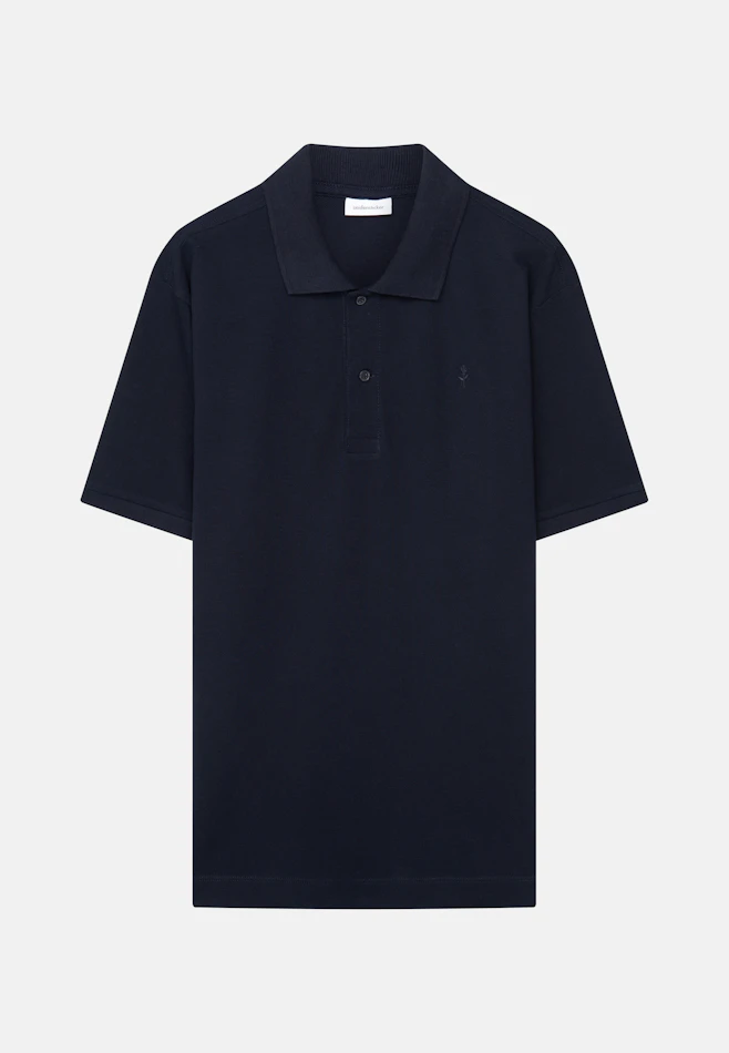 Regular Polo Uni in Dunkelblau | Seidensticker Onlineshop