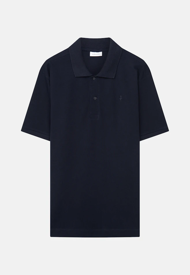 Regular Polo Uni in Dunkelblau | Seidensticker Onlineshop