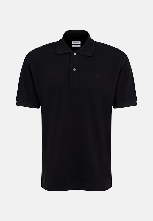 Regular Polo Uni in Dunkelblau |  Seidensticker Onlineshop