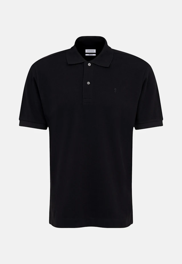 Regular Polo Uni in Dunkelblau |  Seidensticker Onlineshop