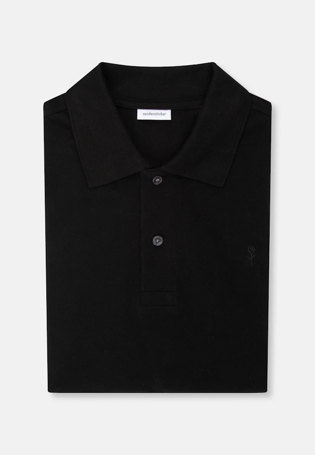 Regular Polo Uni in Schwarz |  Seidensticker Onlineshop
