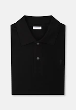 Regular Polo Uni in Schwarz |  Seidensticker Onlineshop