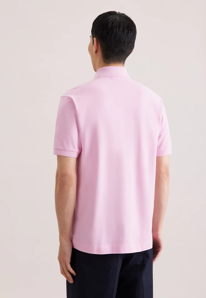 Regular Polo Uni dans Rose Fuchsia | Boutique en ligne Seidensticker