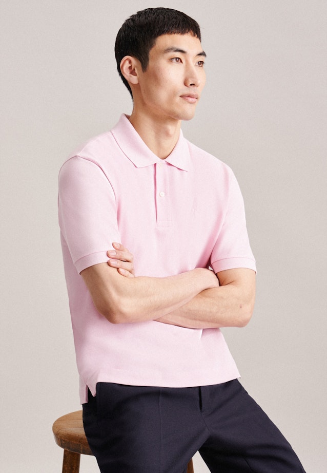 Regular Polo Uni in Pink |  Seidensticker Onlineshop