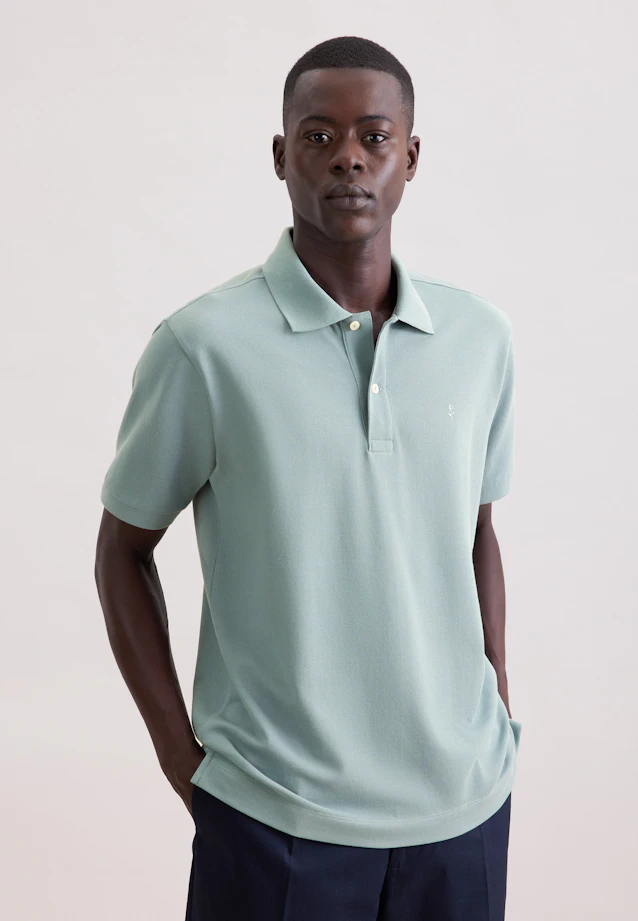 Regular Polo Uni in Grün |  Seidensticker Onlineshop
