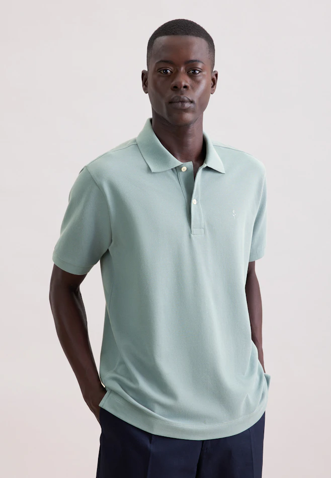 Regular Polo Uni in Grün | Seidensticker online shop