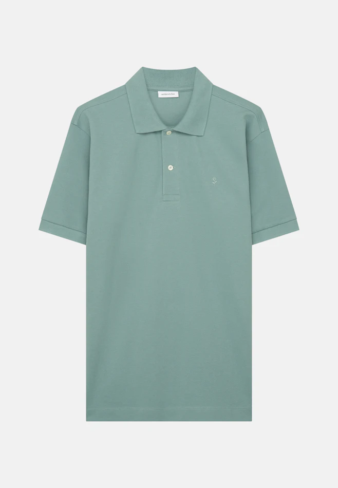 Regular Polo Uni in Grün | Seidensticker Onlineshop