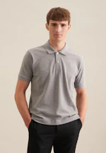 Regular Polo Uni in Grau |  Seidensticker Onlineshop