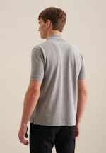 Regular Polo Uni in Grau |  Seidensticker Onlineshop