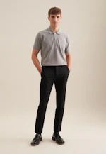 Regular Polo Uni in Grau |  Seidensticker Onlineshop